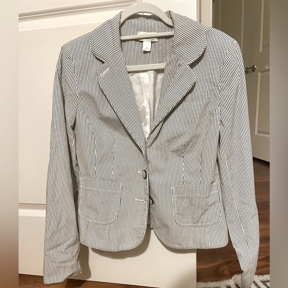 LOFT Jackets & Blazers - Loft Women’s Striped Blazer (Size 8)